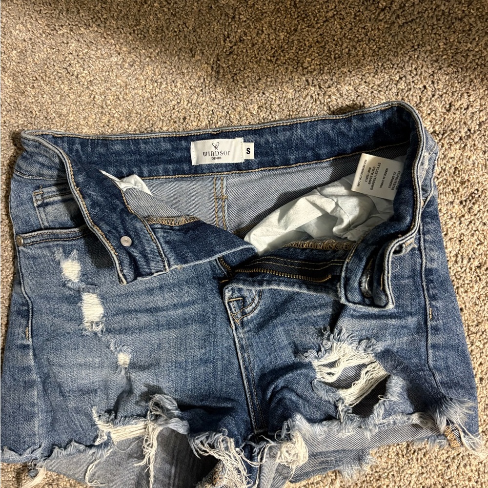 Windsor denim shorts